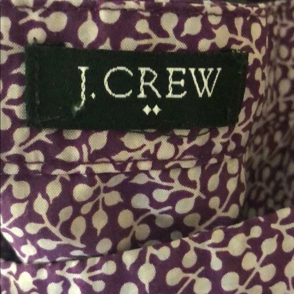 Silk J. Crew Purple Tank Top Blouse Shirt M - Picture 4 of 4